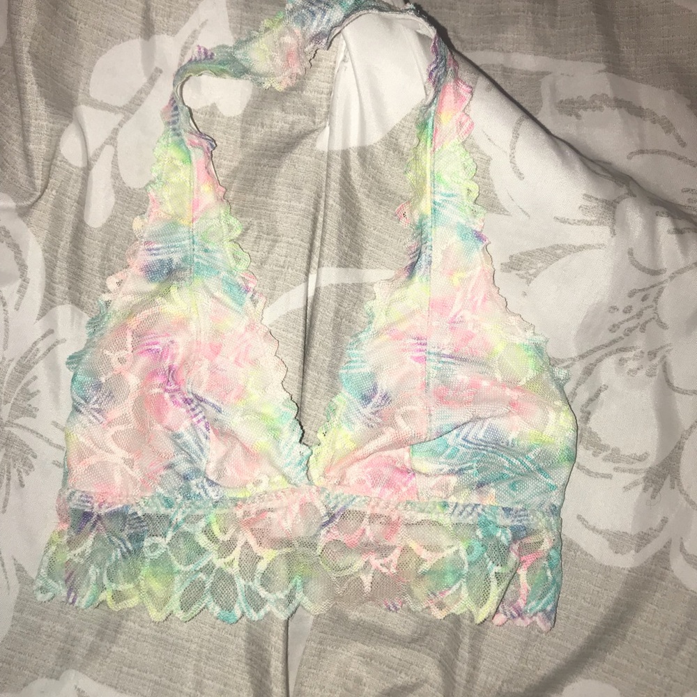 PINK halter bralette
